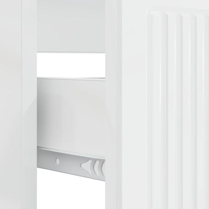 vidaXL Bathroom Sink Cabinet EDE High Gloss White 82 x 41x 59 cm