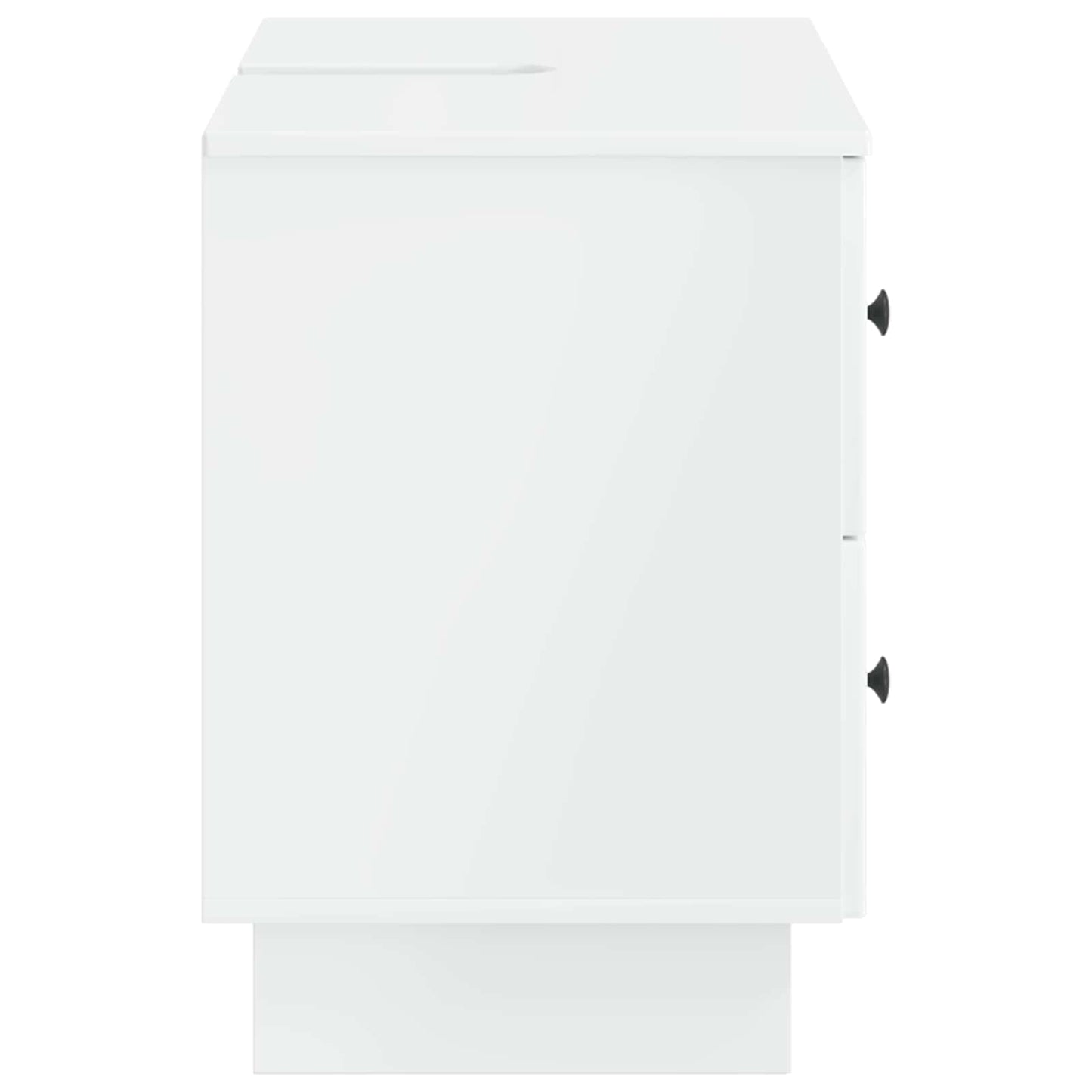 vidaXL Bathroom Sink Cabinet EDE High Gloss White 82 x 41x 59 cm