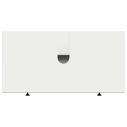 vidaXL Bathroom Sink Cabinet EDE High Gloss White 82 x 41x 59 cm