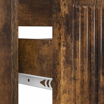 vidaXL Bathroom Sink Cabinet EDE Smoked Oak 82 x 41x 59 cm