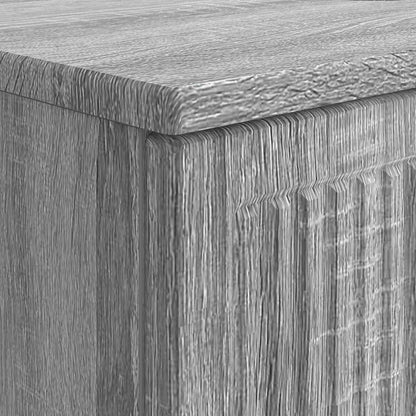vidaXL Bathroom Sink Cabinet EDE Grey Sonoma 82 x 41x 59 cm