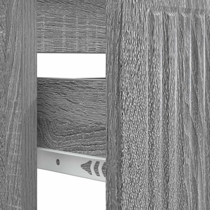 vidaXL Bathroom Sink Cabinet EDE Grey Sonoma 82 x 41x 59 cm