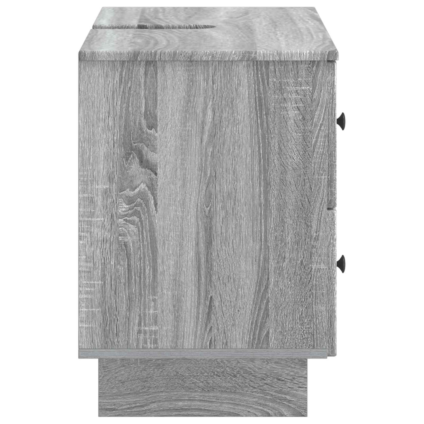 vidaXL Bathroom Sink Cabinet EDE Grey Sonoma 82 x 41x 59 cm