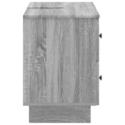vidaXL Bathroom Sink Cabinet EDE Grey Sonoma 82 x 41x 59 cm