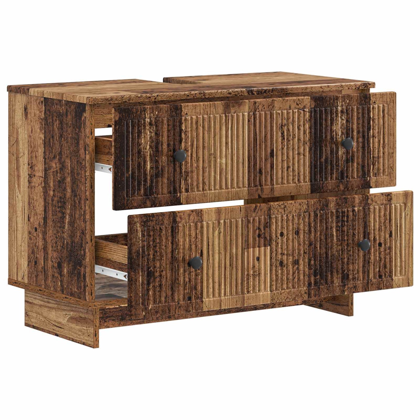 vidaXL Bathroom Sink Cabinet EDE Old Wood 82 x 41x 59 cm