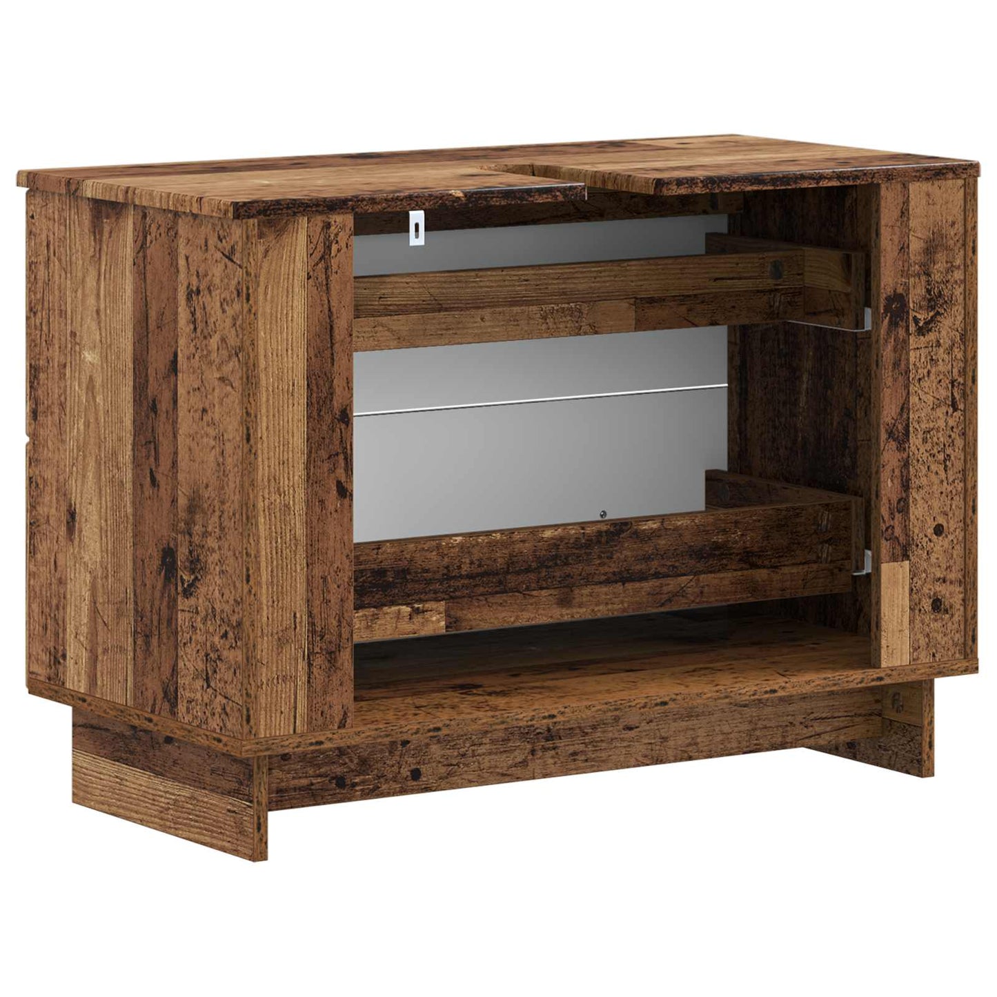 vidaXL Bathroom Sink Cabinet EDE Old Wood 82 x 41x 59 cm