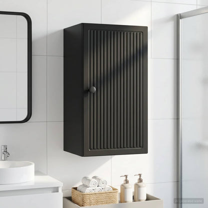 vidaXL Bathroom Wall Cabinet EDE Black 30 x 31 x 59 cm Engineered Wood