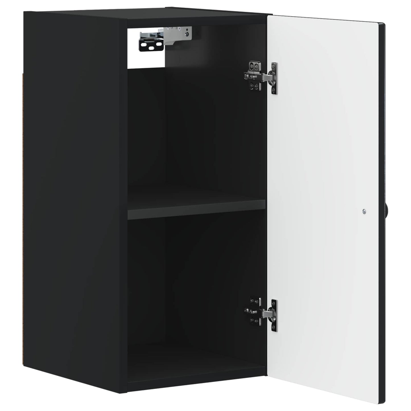 vidaXL Bathroom Wall Cabinet EDE Black 30 x 31 x 59 cm Engineered Wood