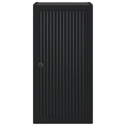 vidaXL Bathroom Wall Cabinet EDE Black 30 x 31 x 59 cm Engineered Wood
