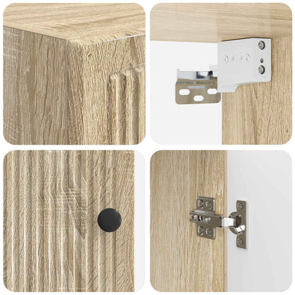 vidaXL Bathroom Wall Cabinet EDE Sonoma Oak 30 x 31 x 59 cm