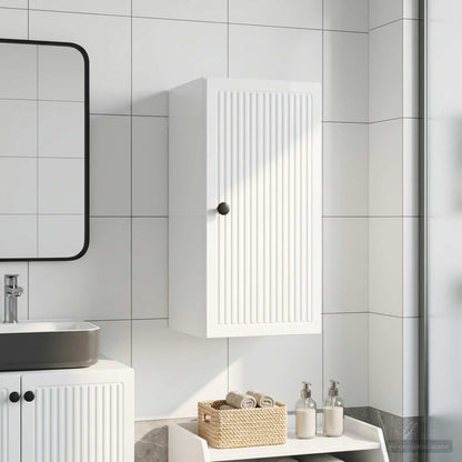 vidaXL Bathroom Wall Cabinet EDE High Gloss White 30 x 31 x 59 cm