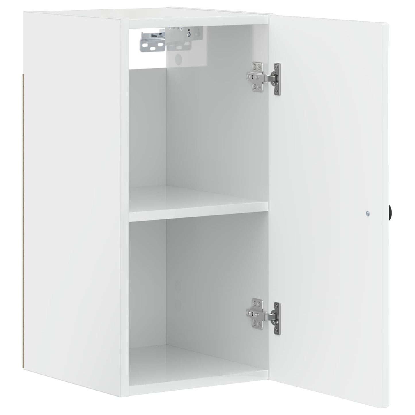 vidaXL Bathroom Wall Cabinet EDE High Gloss White 30 x 31 x 59 cm