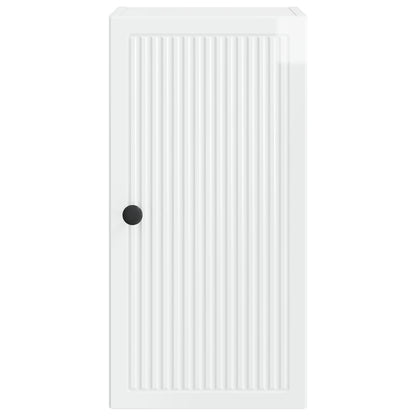 vidaXL Bathroom Wall Cabinet EDE High Gloss White 30 x 31 x 59 cm