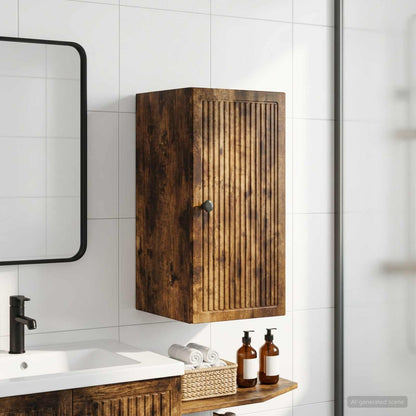 vidaXL Bathroom Wall Cabinet EDE Smoked Oak 30 x 31 x 59 cm