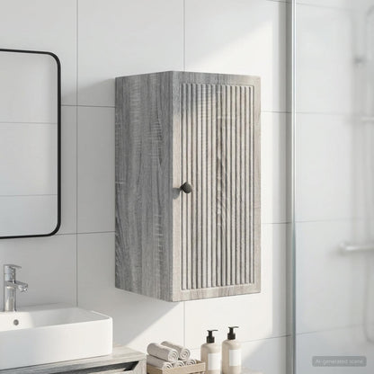 vidaXL Bathroom Wall Cabinet EDE Grey Sonoma 30 x 31 x 59 cm
