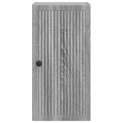vidaXL Bathroom Wall Cabinet EDE Grey Sonoma 30 x 31 x 59 cm