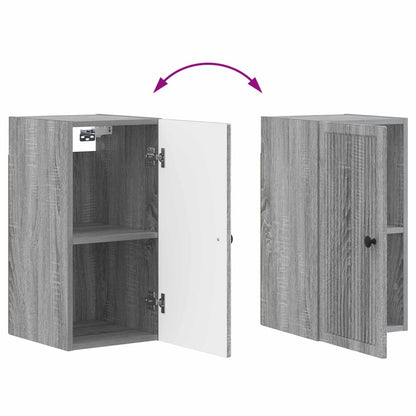 vidaXL Bathroom Wall Cabinet EDE Grey Sonoma 30 x 31 x 59 cm