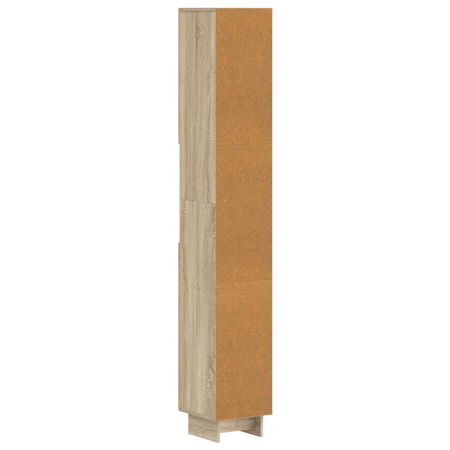 vidaXL Bathroom Cabinet with Open Shelf EDE Sonoma Oak