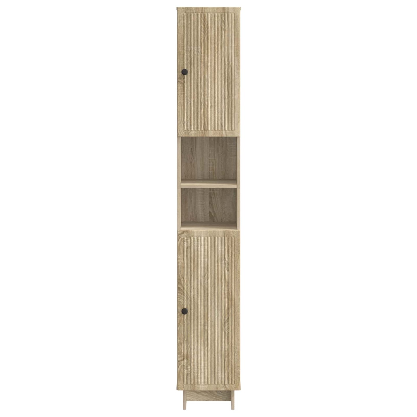 vidaXL Bathroom Cabinet with Open Shelf EDE Sonoma Oak
