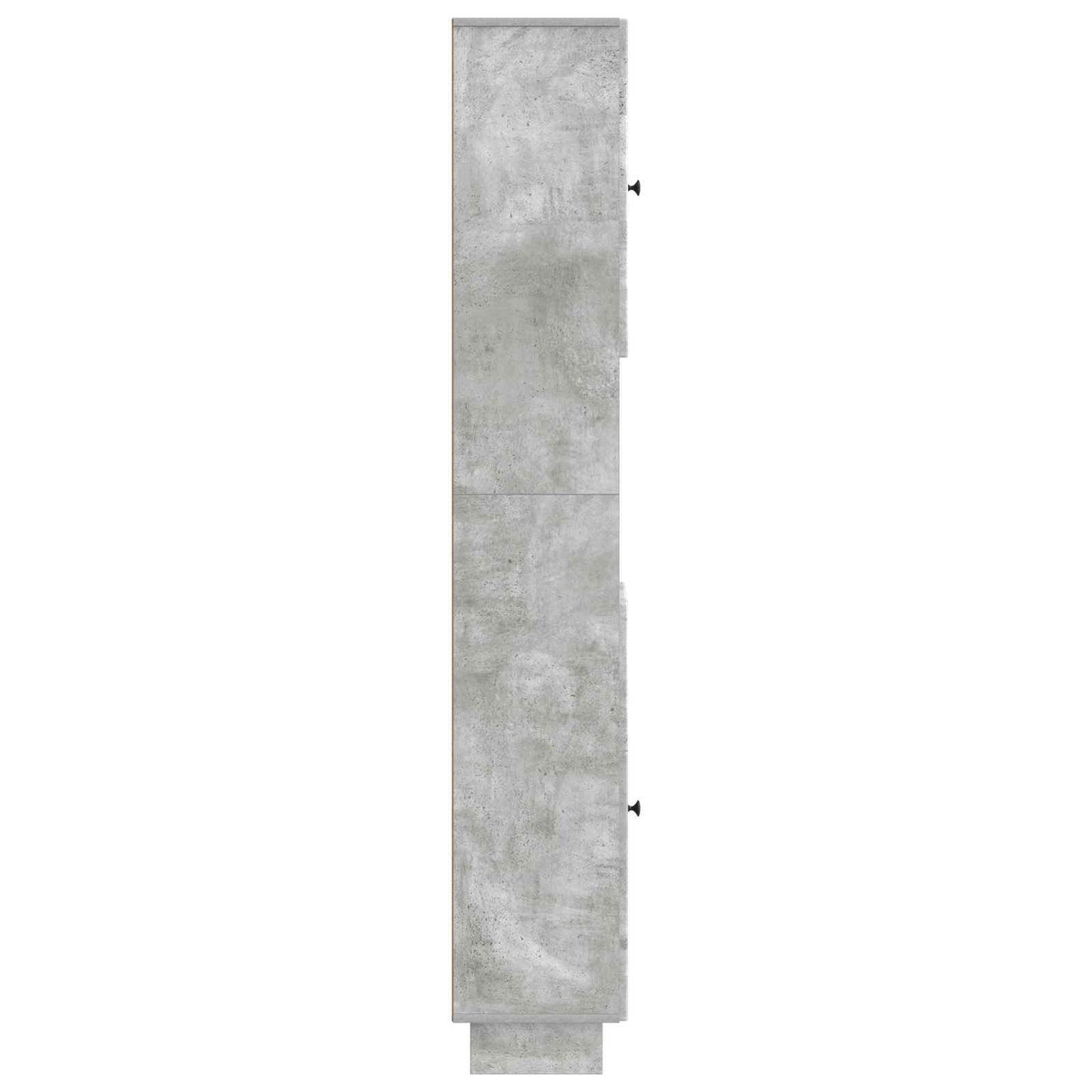 vidaXL Bathroom Cabinet with Open Shelf EDE Concrete Grey