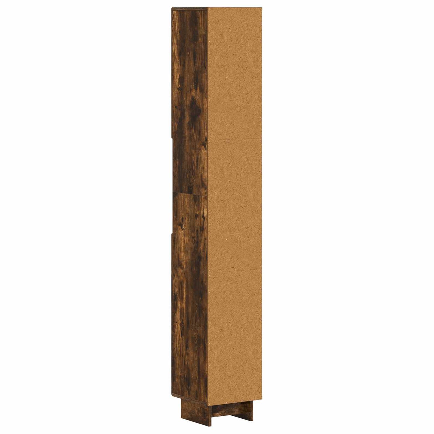 vidaXL Bathroom Cabinet with Open Shelf EDE Smoked Oak