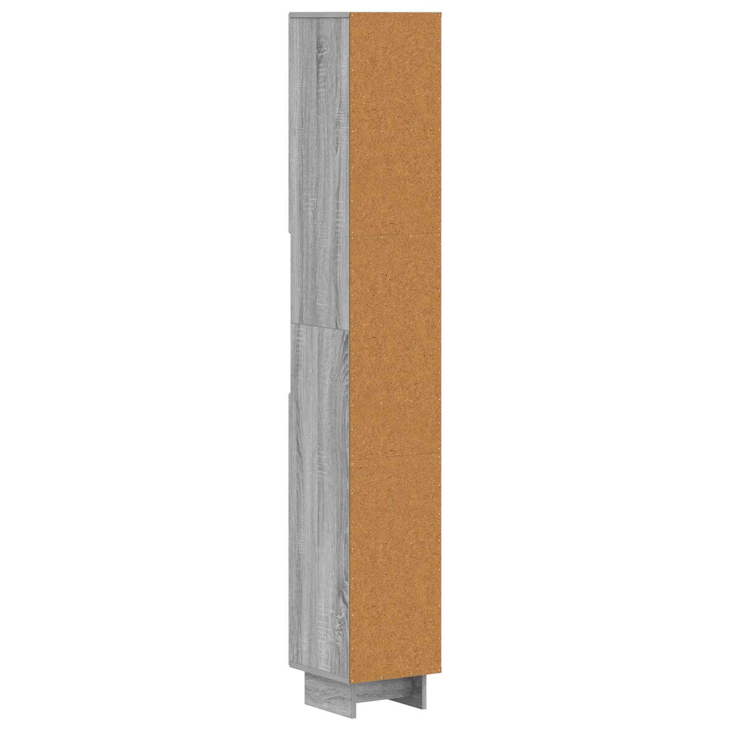 vidaXL Bathroom Cabinet with Open Shelf EDE Grey Sonoma