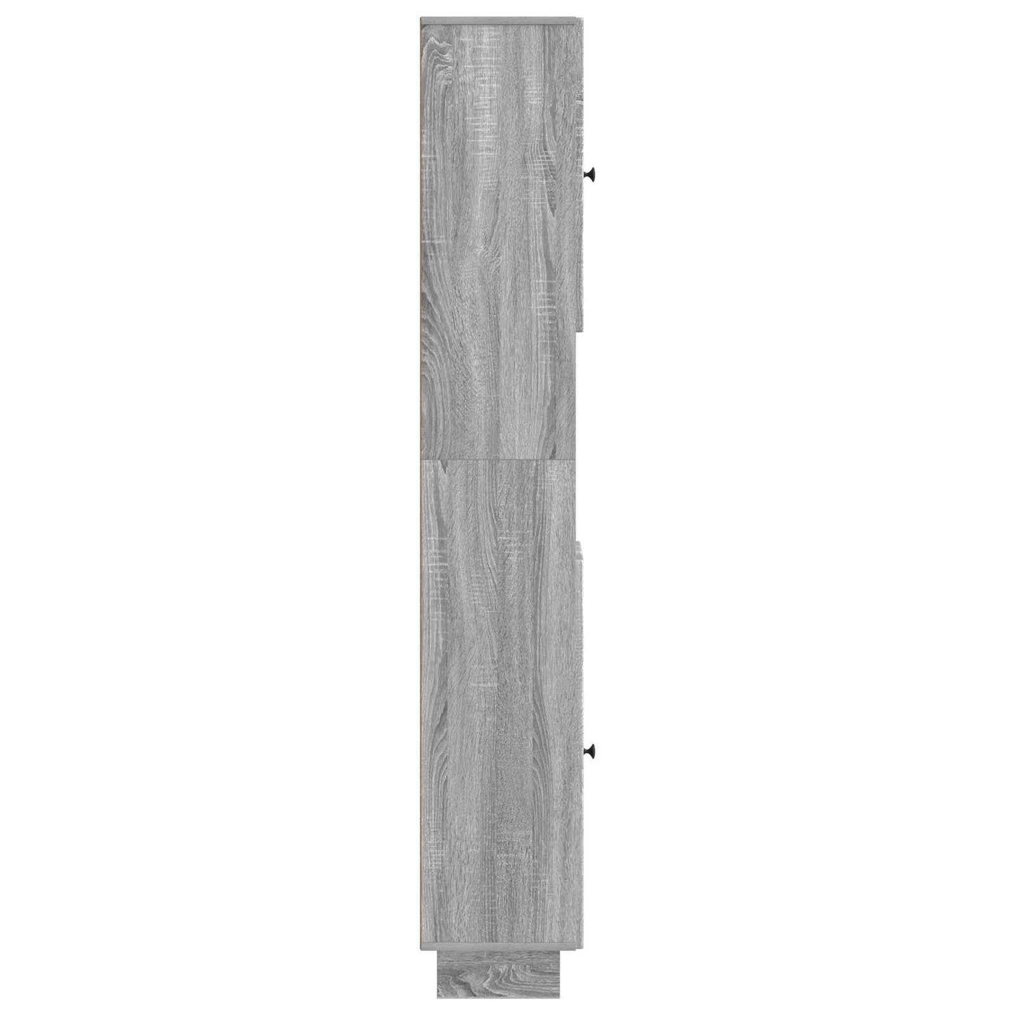 vidaXL Bathroom Cabinet with Open Shelf EDE Grey Sonoma