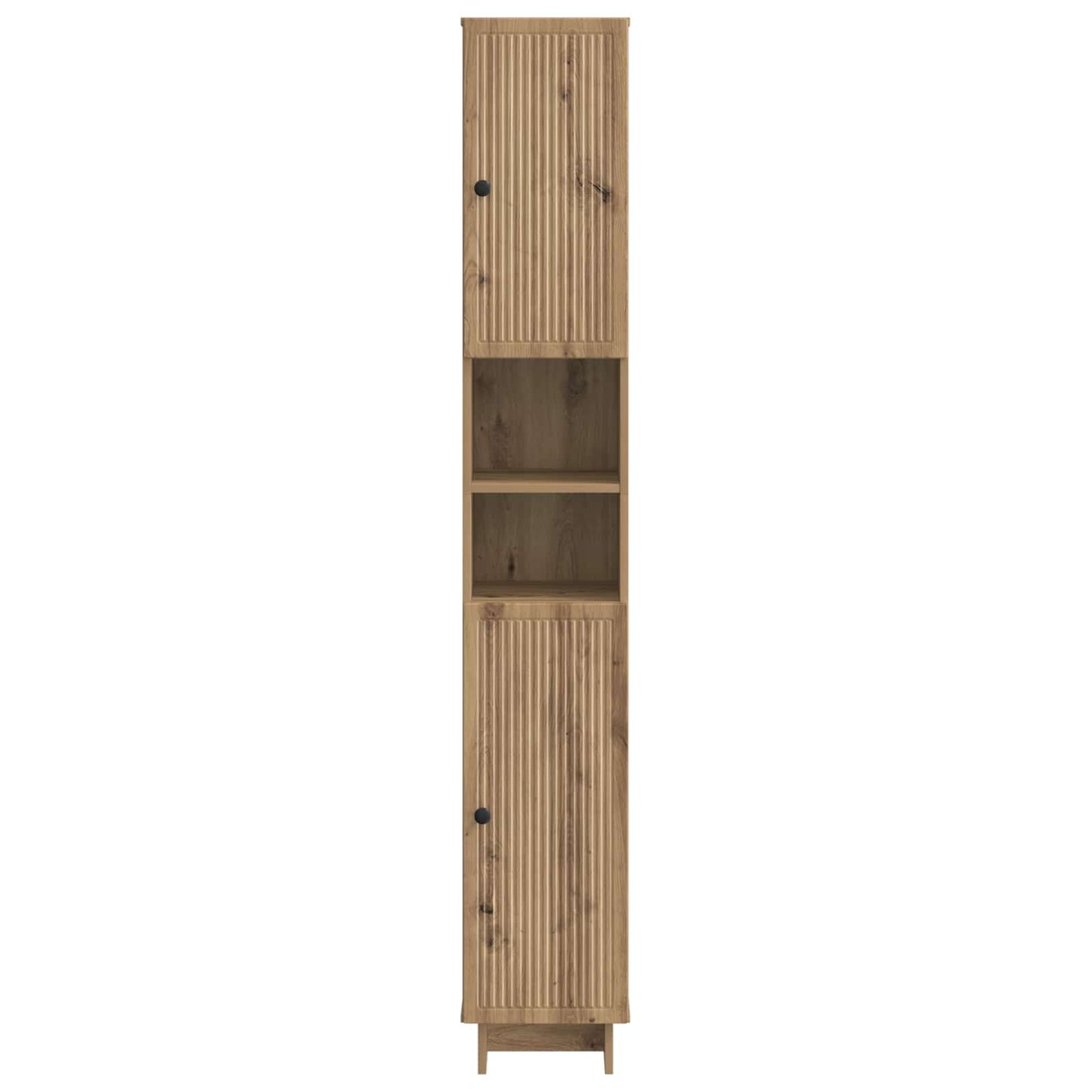 vidaXL Bathroom Cabinet with Open Shelf EDE Artisan Oak
