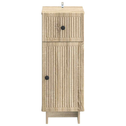 vidaXL Bathroom Storage Cainet EDE Sonoma Oak 30 x 31 x 80 cm