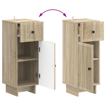 vidaXL Bathroom Storage Cainet EDE Sonoma Oak 30 x 31 x 80 cm