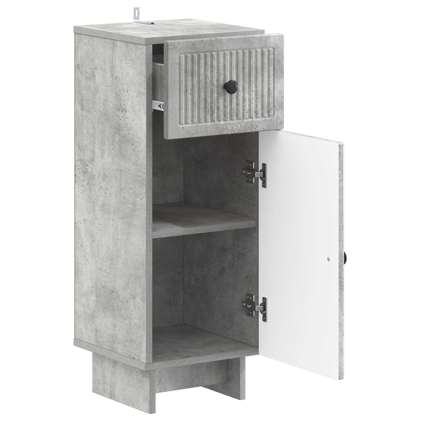 vidaXL Bathroom Storage Cainet EDE Concrete Grey 30 x 31 x 80 cm