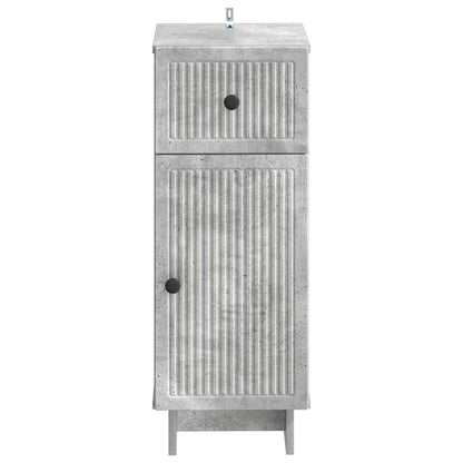 vidaXL Bathroom Storage Cainet EDE Concrete Grey 30 x 31 x 80 cm