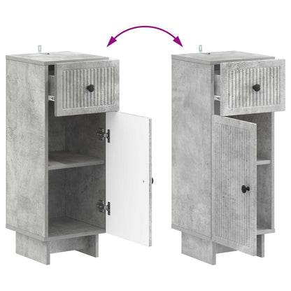vidaXL Bathroom Storage Cainet EDE Concrete Grey 30 x 31 x 80 cm