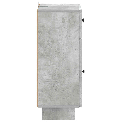 vidaXL Bathroom Storage Cainet EDE Concrete Grey 30 x 31 x 80 cm