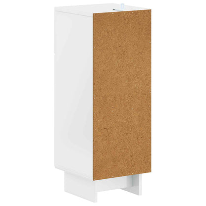 vidaXL Bathroom Storage Cainet EDE High Gloss White 30 x 31 x 80 cm