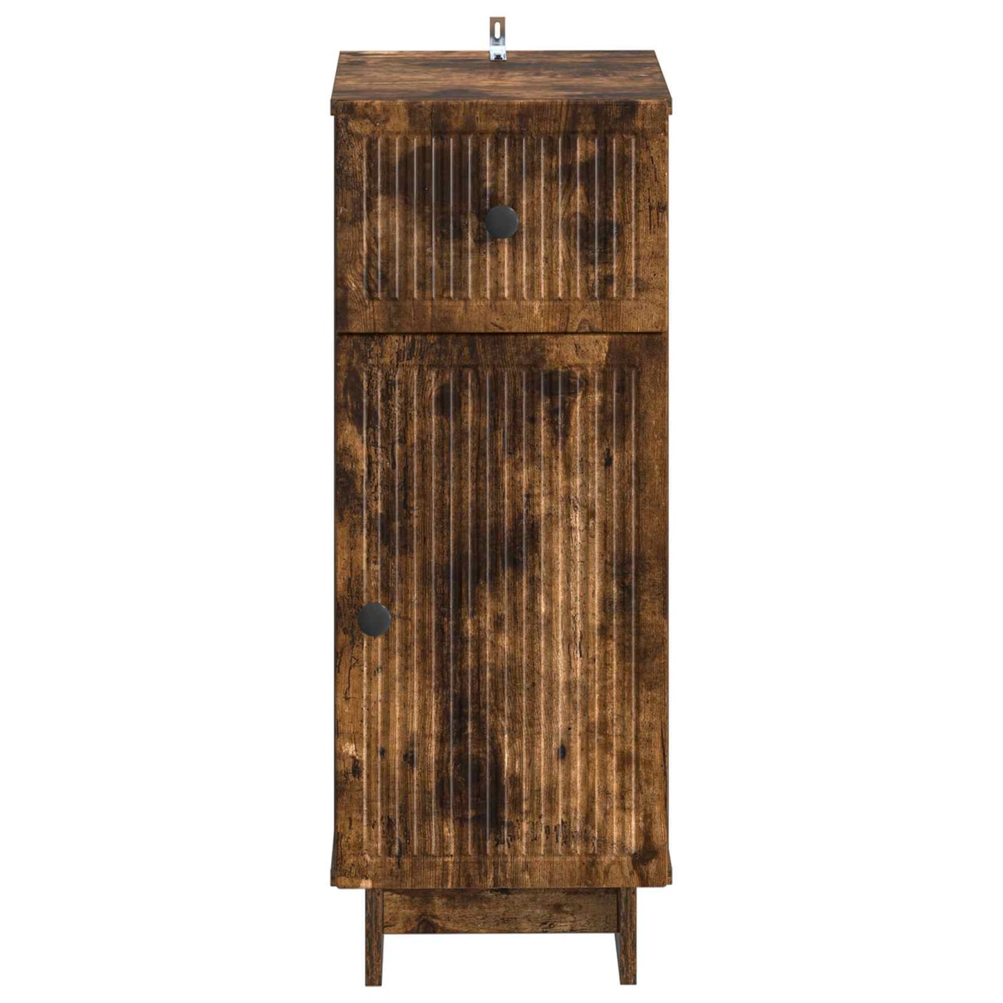 vidaXL Bathroom Storage Cainet EDE Smoked Oak 30 x 31 x 80 cm