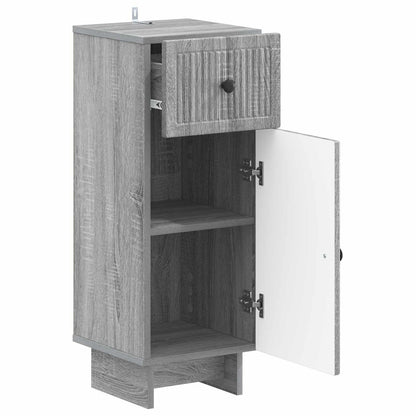 vidaXL Bathroom Storage Cainet EDE Grey Sonoma 30 x 31 x 80 cm