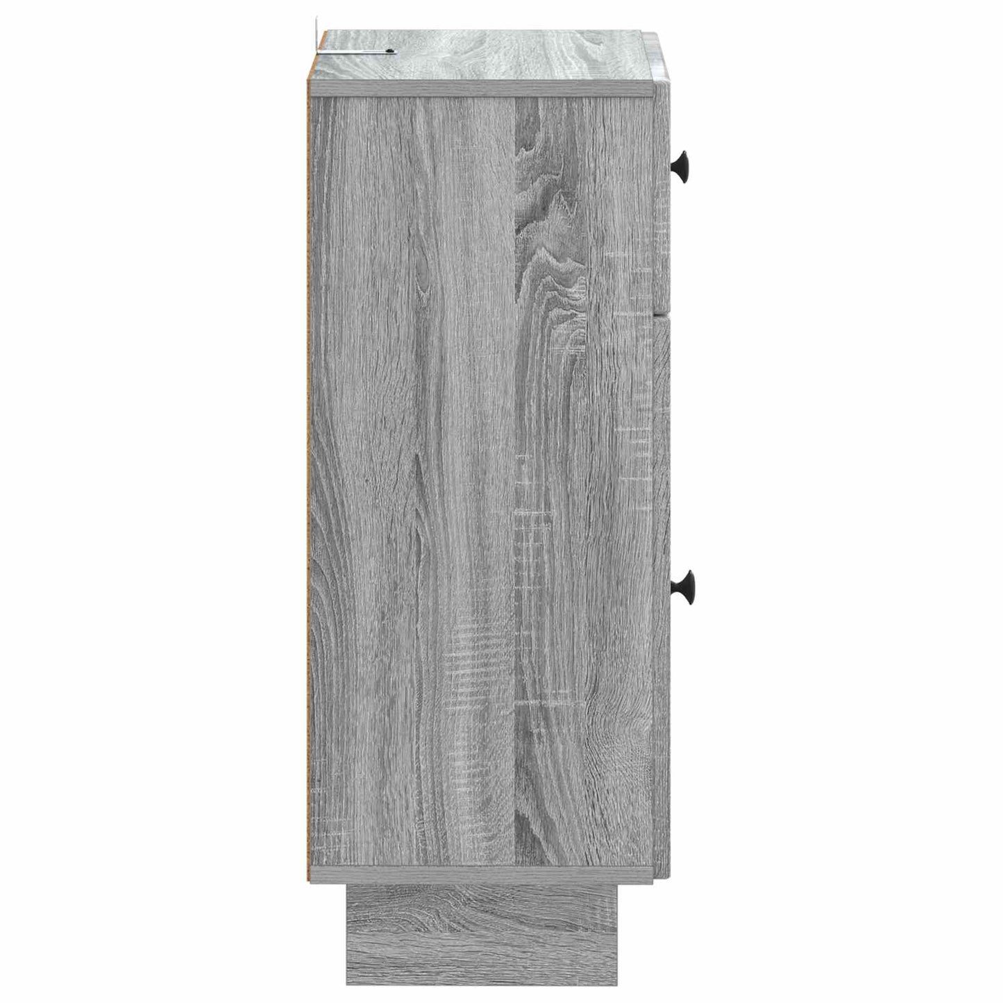vidaXL Bathroom Storage Cainet EDE Grey Sonoma 30 x 31 x 80 cm