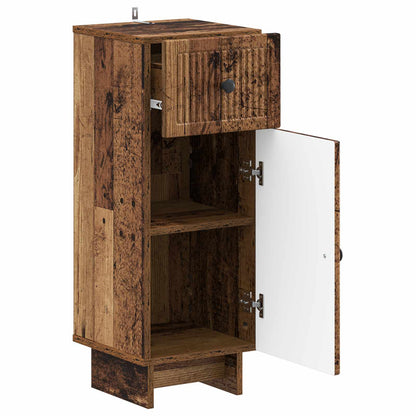 vidaXL Bathroom Storage Cainet EDE Old Wood 30 x 31 x 80 cm