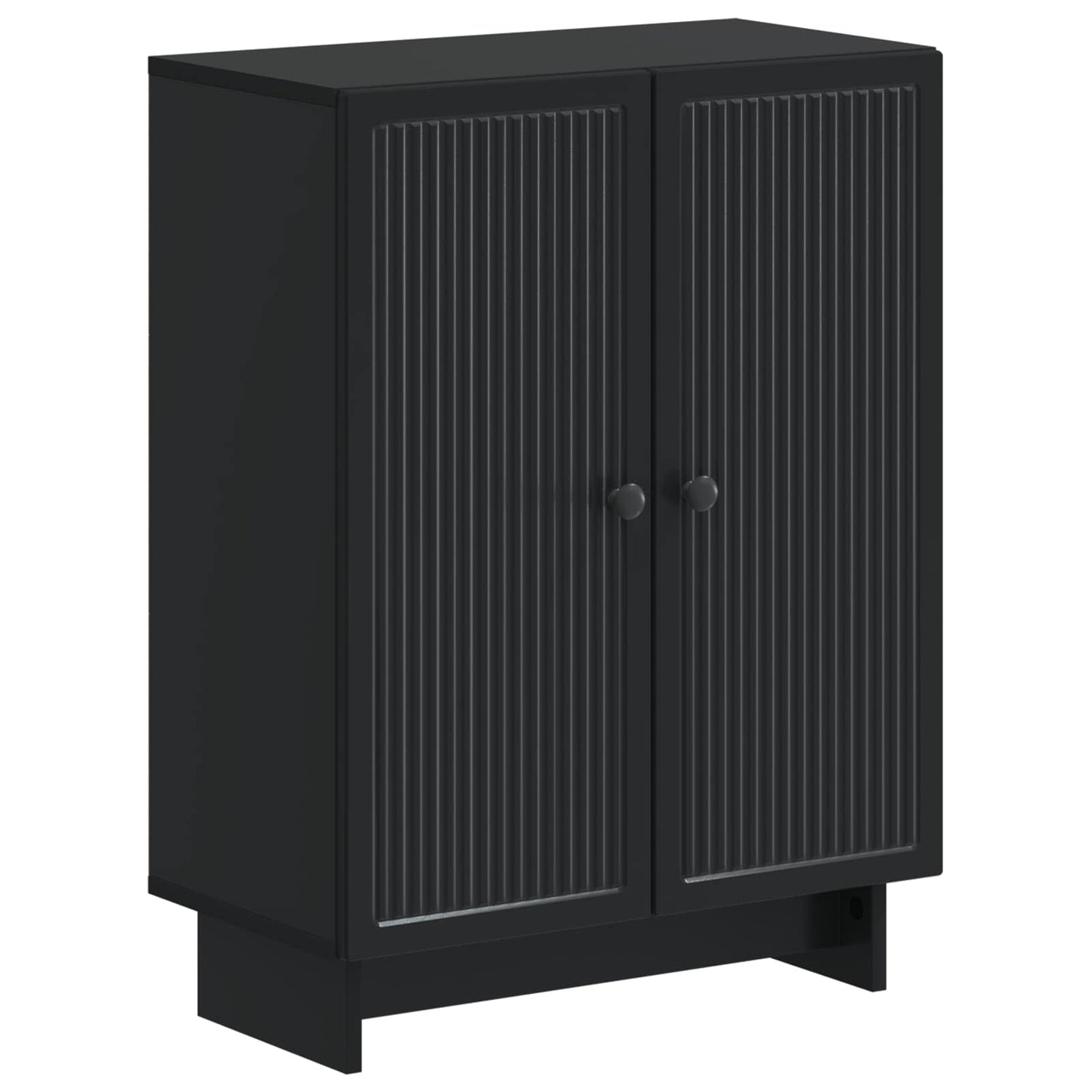 vidaXL Bathroom Storage Cainet EDE Black 59.5 x 31 x 80 cm