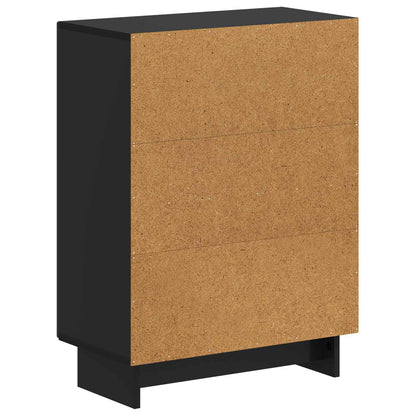 vidaXL Bathroom Storage Cainet EDE Black 59.5 x 31 x 80 cm
