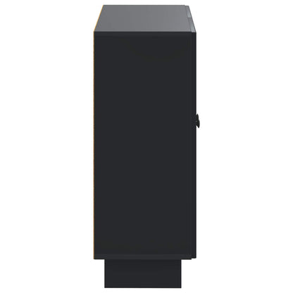 vidaXL Bathroom Storage Cainet EDE Black 59.5 x 31 x 80 cm