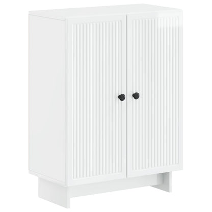 vidaXL Bathroom Storage Cainet EDE High Gloss White 59.5 x 31 x 80 cm