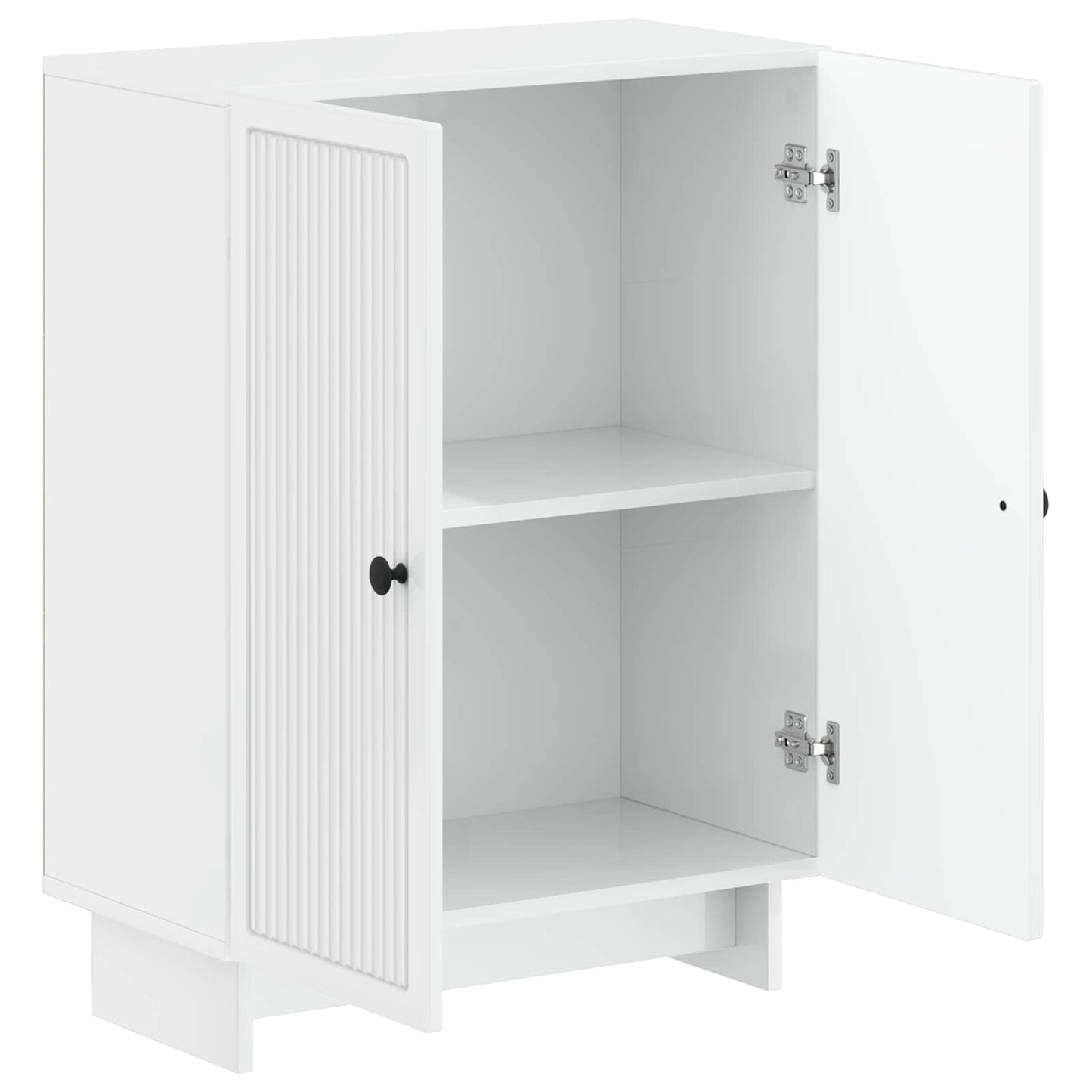 vidaXL Bathroom Storage Cainet EDE High Gloss White 59.5 x 31 x 80 cm