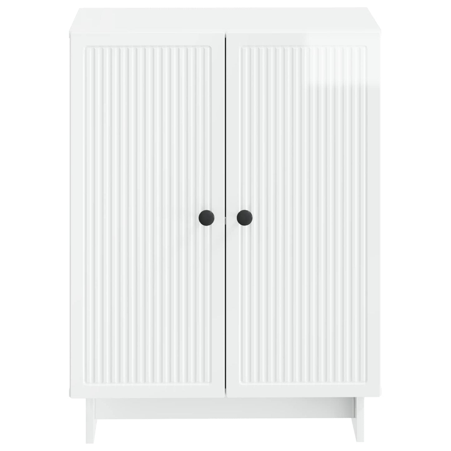 vidaXL Bathroom Storage Cainet EDE High Gloss White 59.5 x 31 x 80 cm
