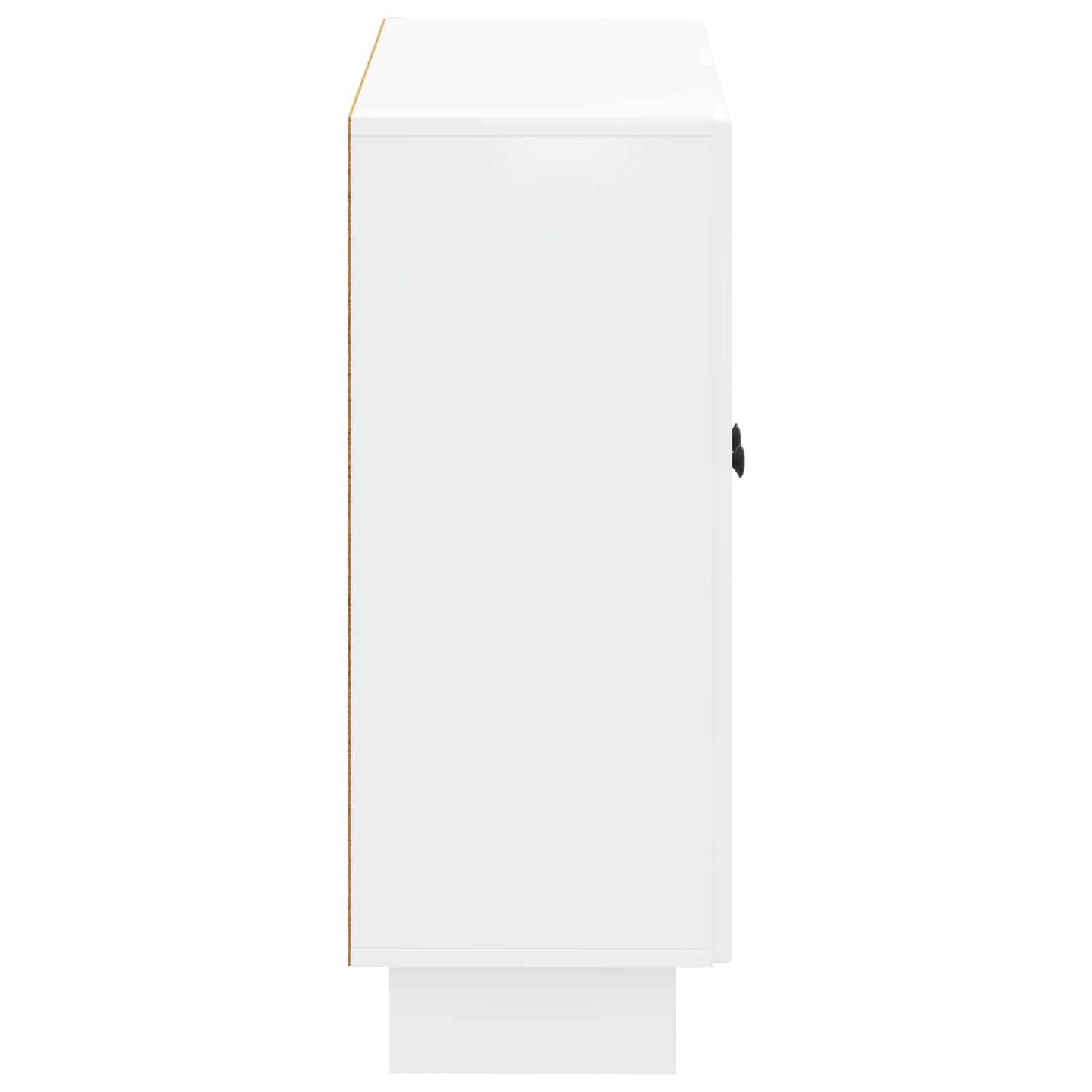 vidaXL Bathroom Storage Cainet EDE High Gloss White 59.5 x 31 x 80 cm