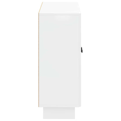 vidaXL Bathroom Storage Cainet EDE High Gloss White 59.5 x 31 x 80 cm
