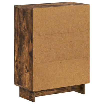 vidaXL Bathroom Storage Cainet EDE Smoked Oak 59.5 x 31 x 80 cm