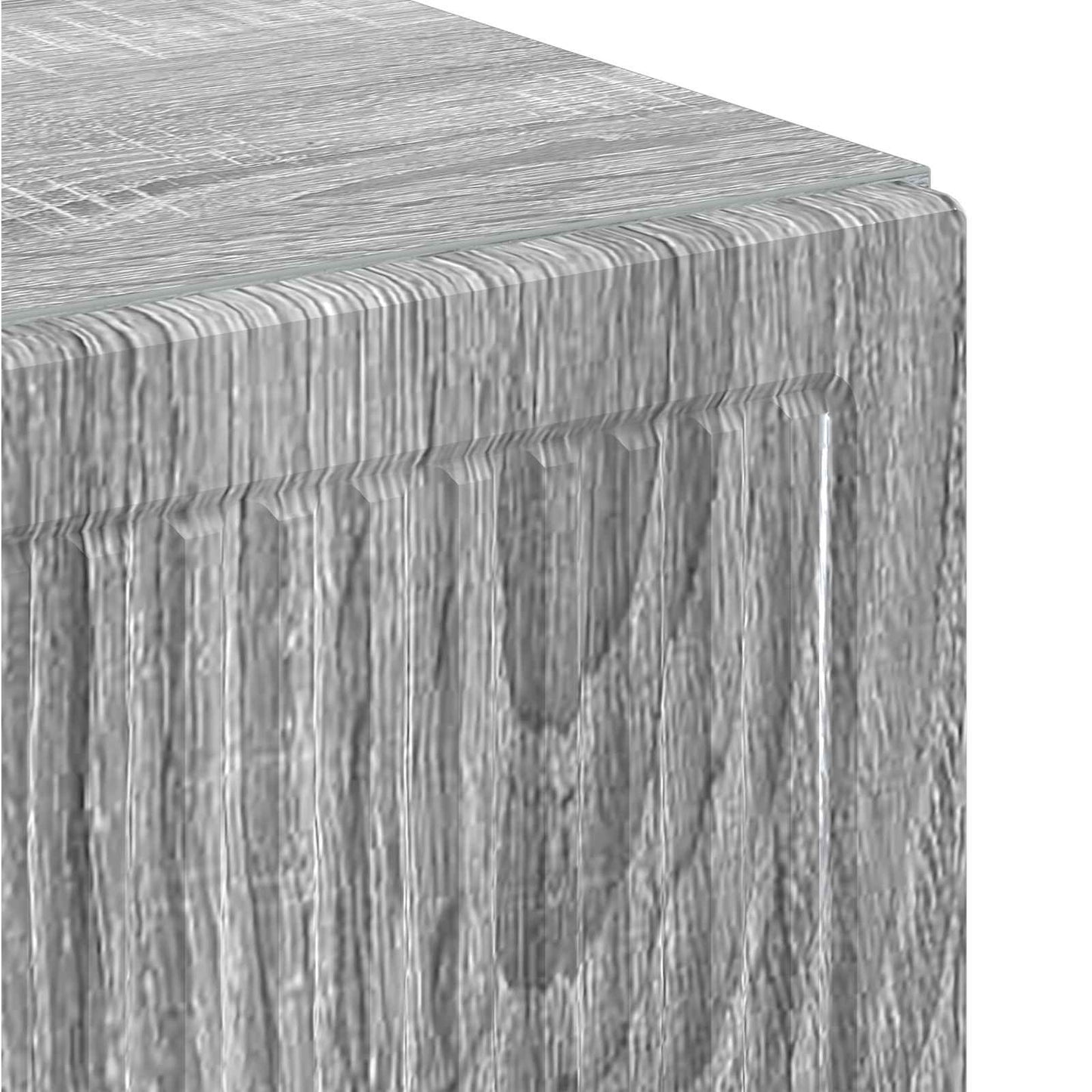 vidaXL Bathroom Storage Cainet EDE Grey Sonoma 59.5 x 31 x 80 cm