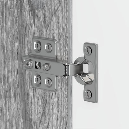vidaXL Bathroom Storage Cainet EDE Grey Sonoma 59.5 x 31 x 80 cm